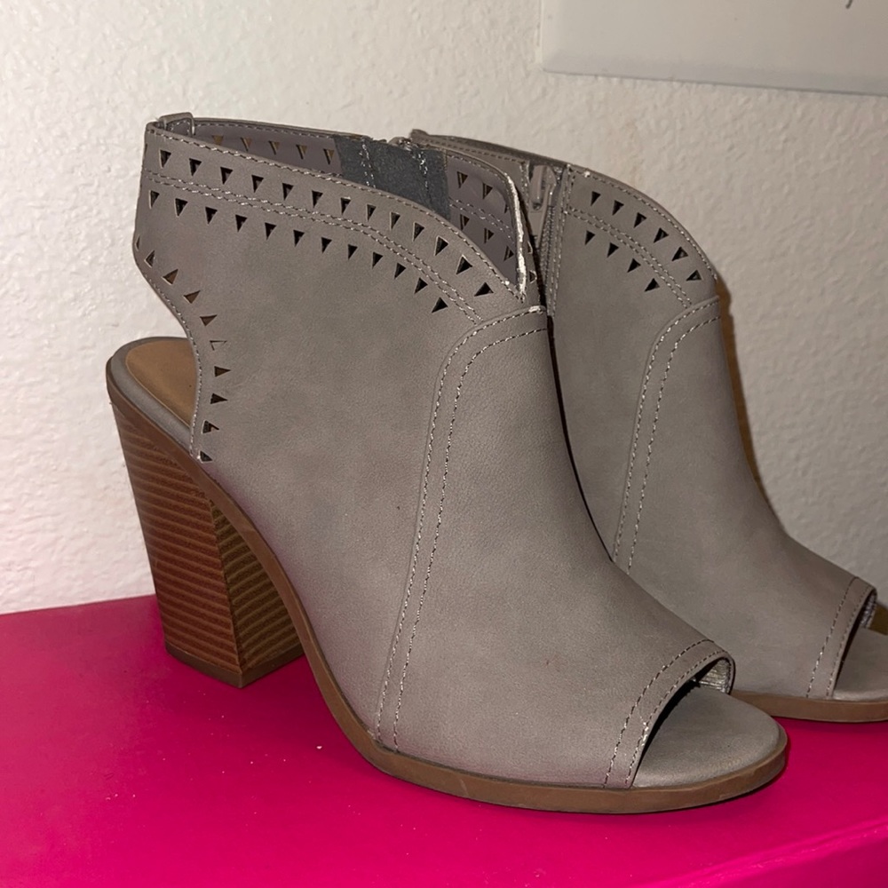 Grey booties